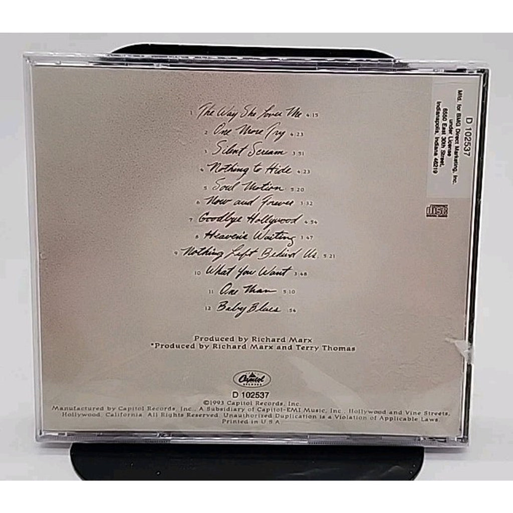Paid Vacation by Richard Marx (CD, Feb-1994, Capitol) *Brand New*