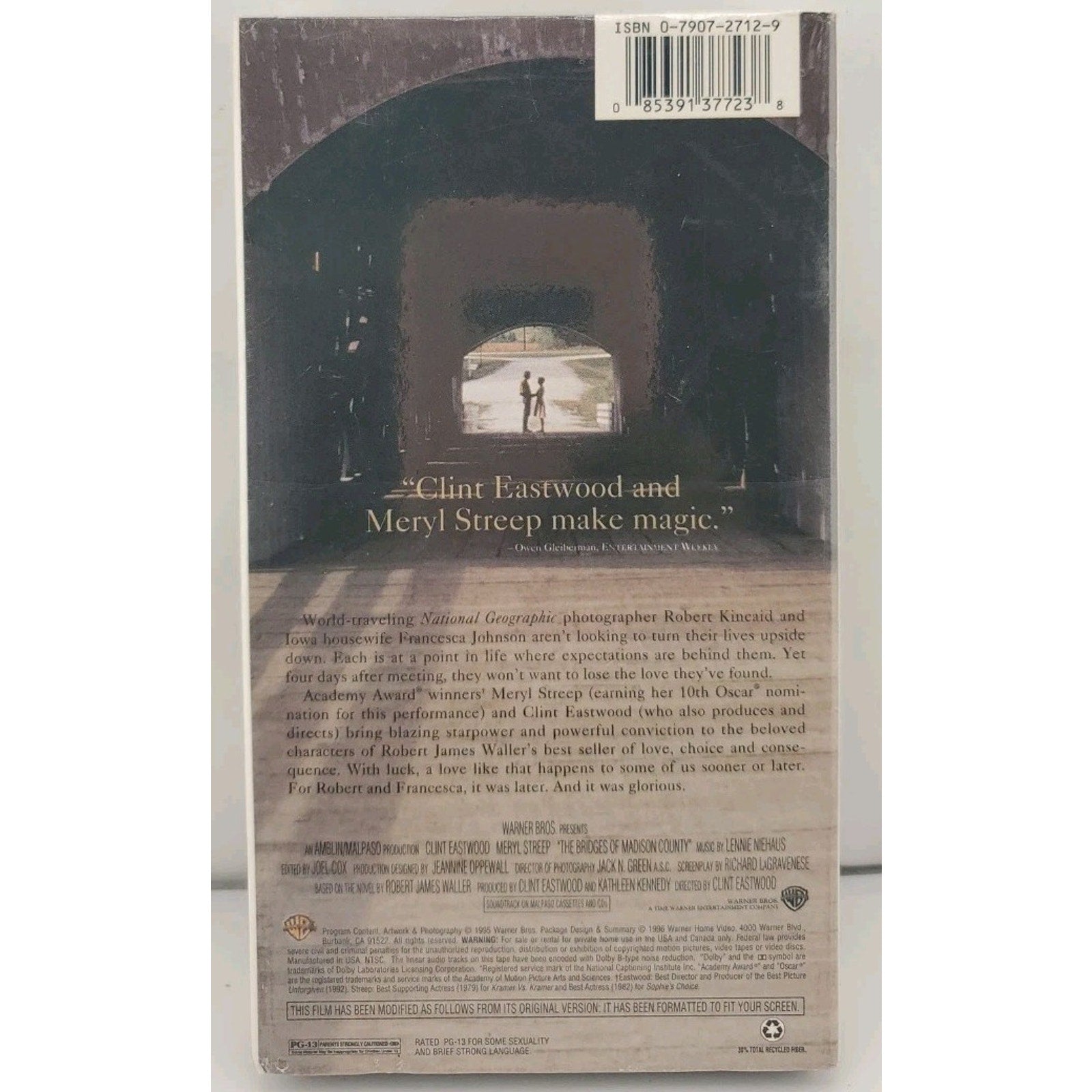The Bridges of Madison County (VHS, 1996) *Brand New*