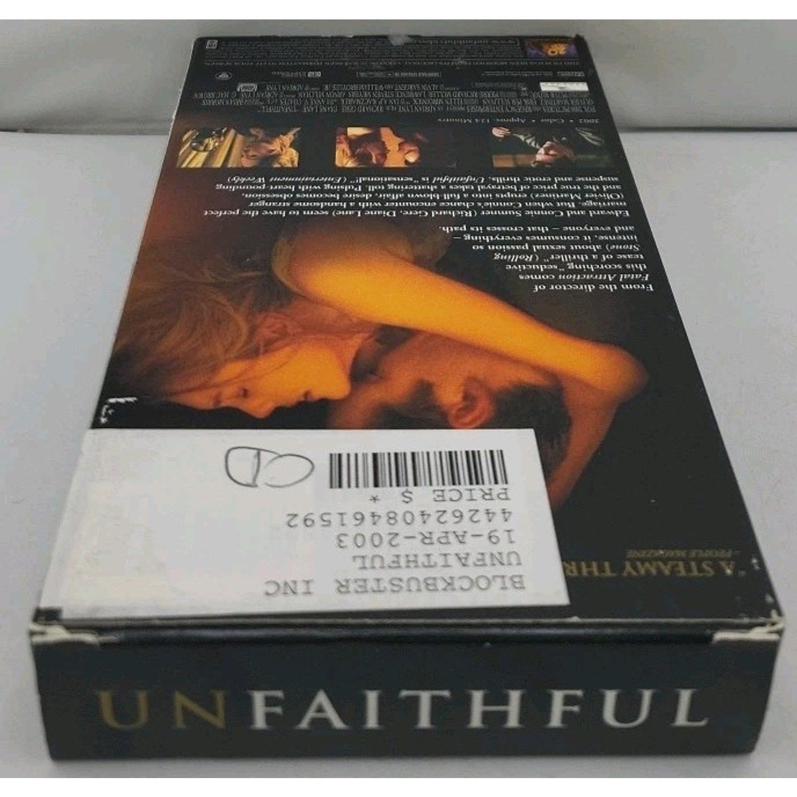 Unfaithful VHS Blue Cassette