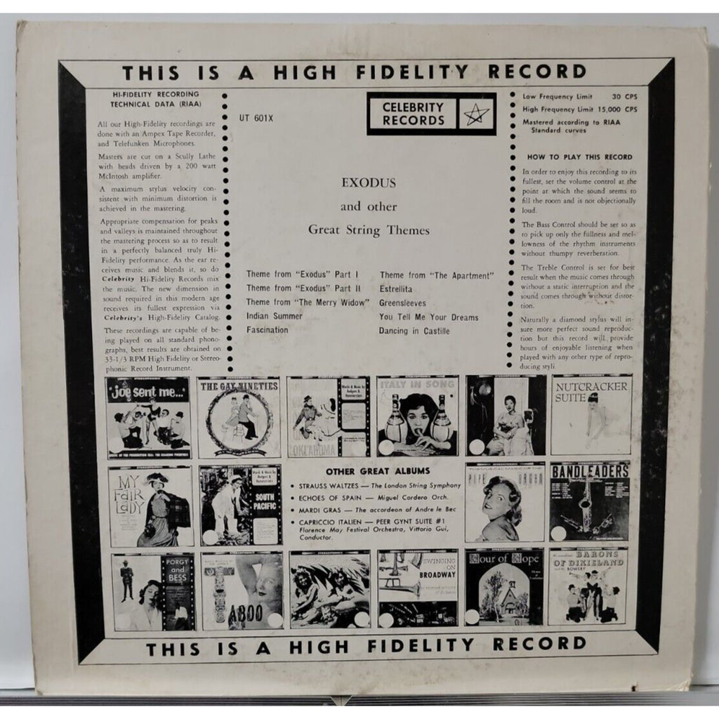 Exodus And The Music From The Films (Record)