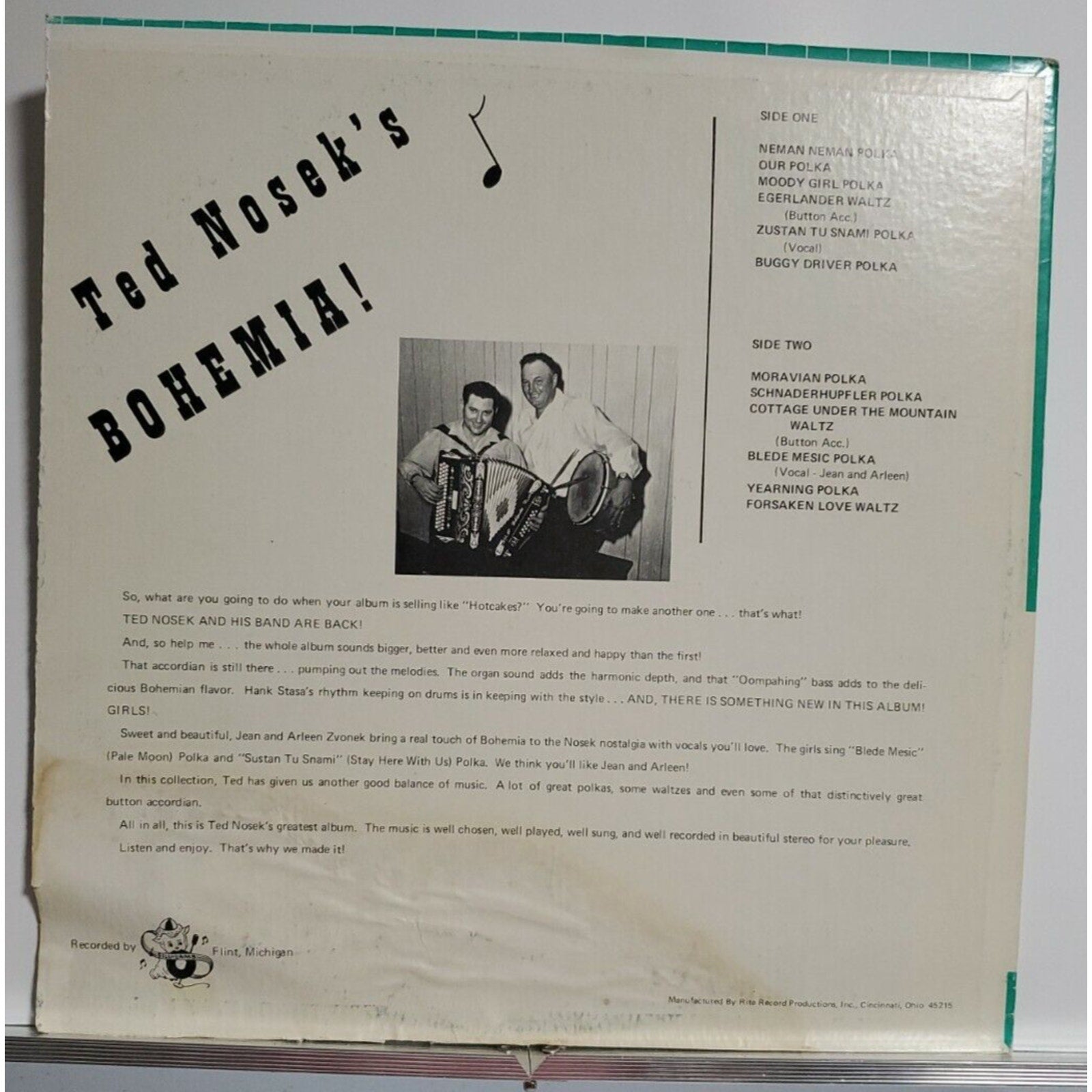 Bohemian Music - Ted Nosek And His Band (Vinyl Record)