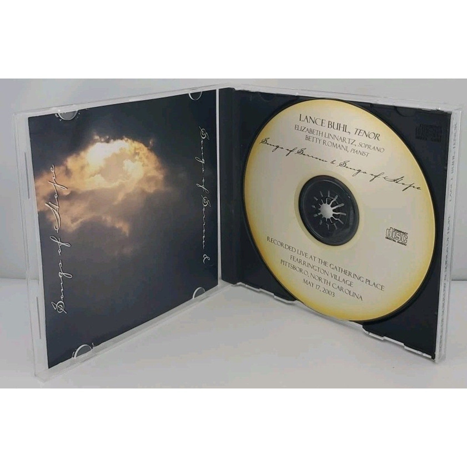 Songs Of Sorrow & Songs Of Hope CDr - Lance Buhl