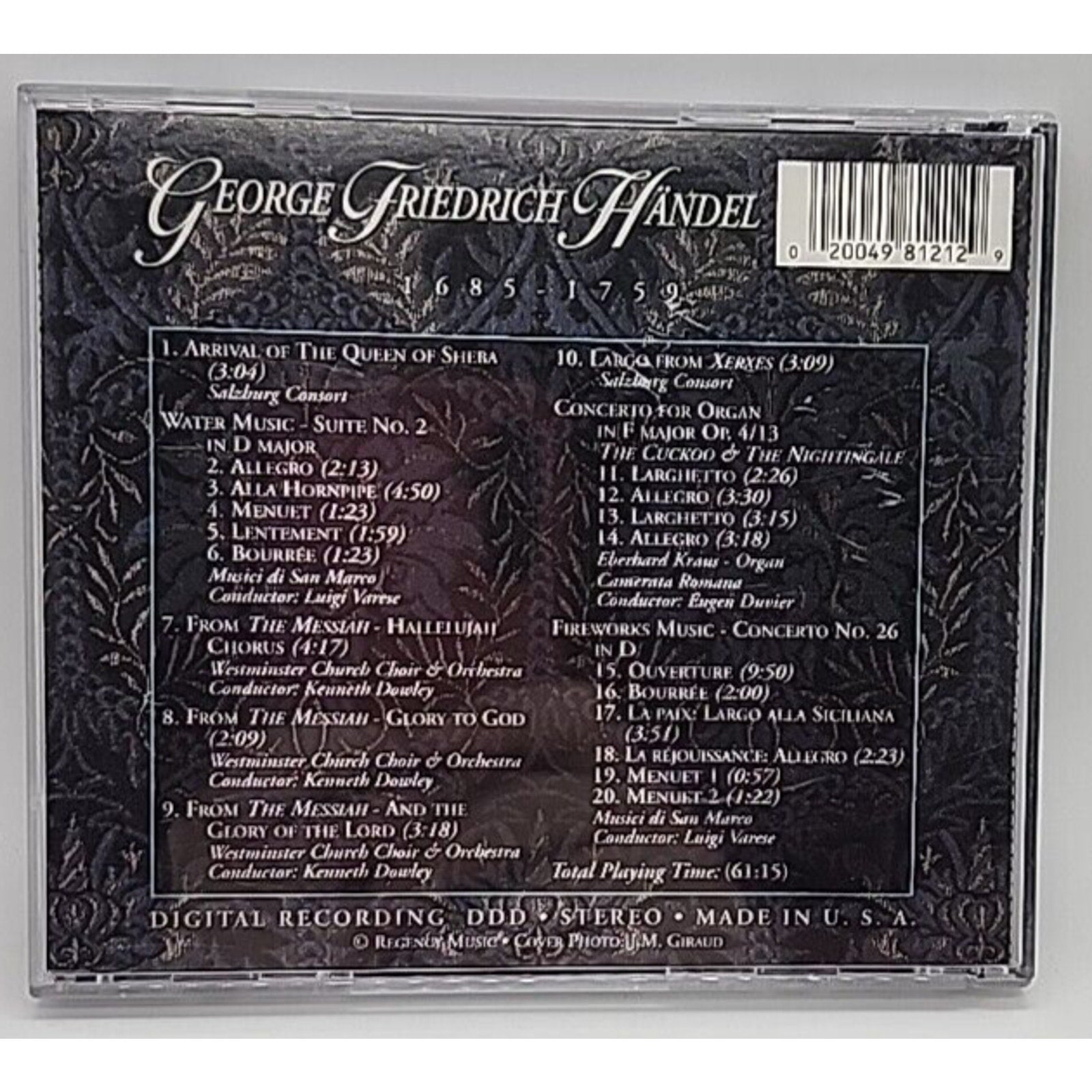 Masterpiece Collection: Handel Music (CD)