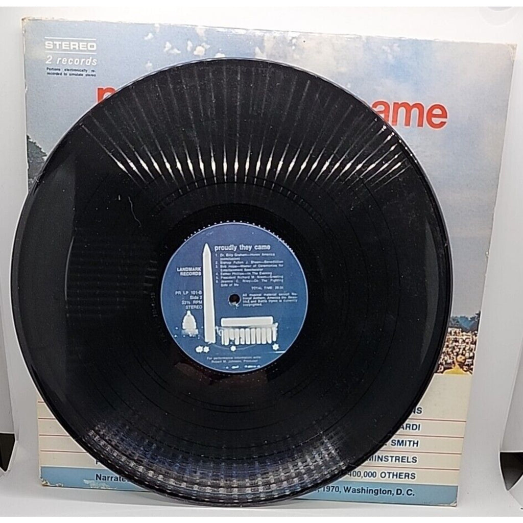 Proudly They Came to Honor America 2 Vinyl Record LP