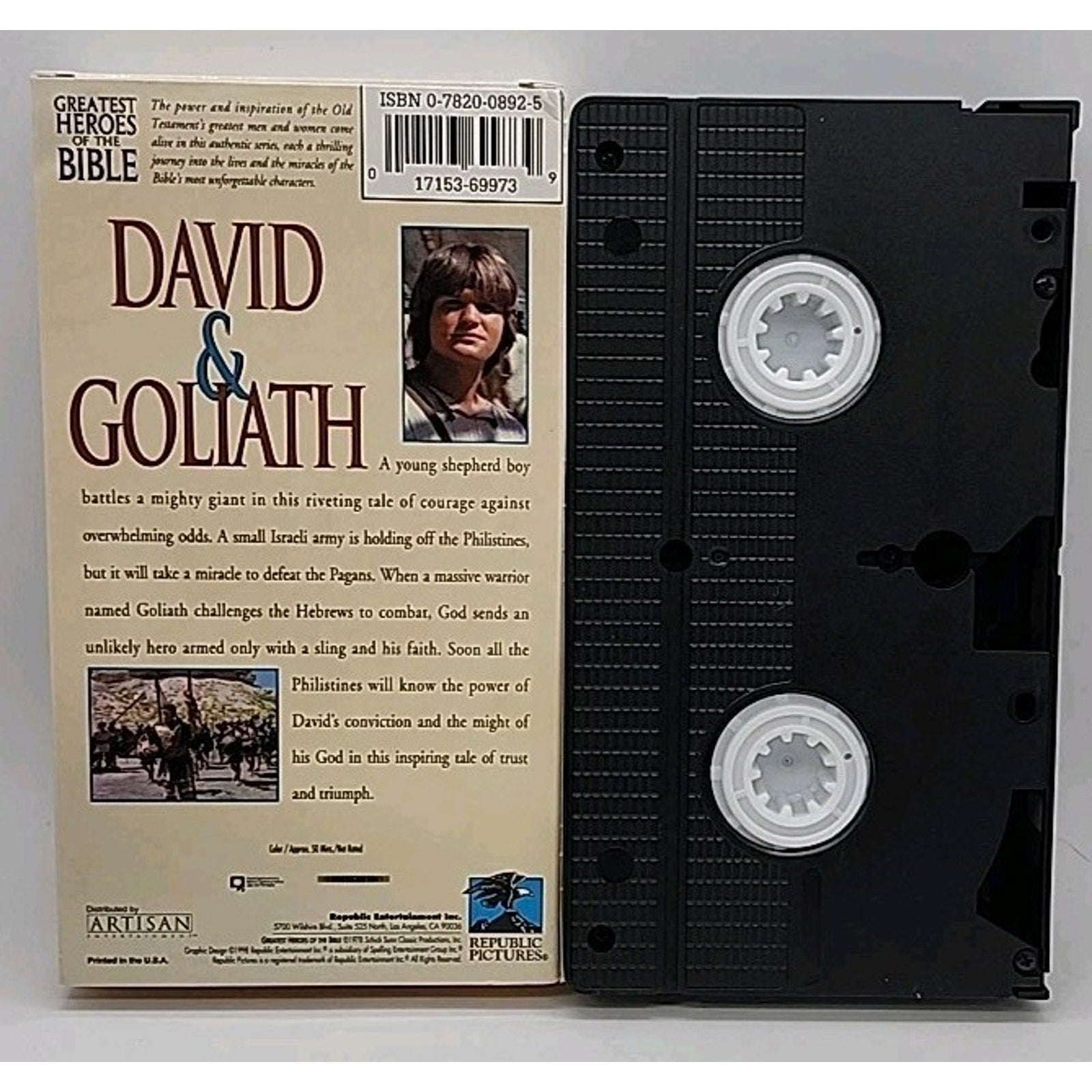 Greatest Heroes of the Bible - David Goliath (VHS, 1998)