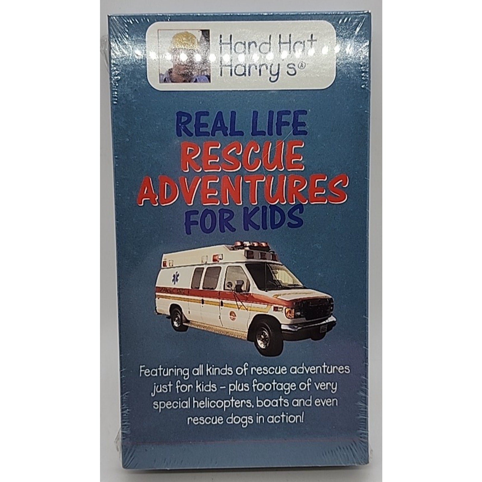 Hard Hat Harry's Real Life Rescue Adventures For Kids (VHS) *Brand New*