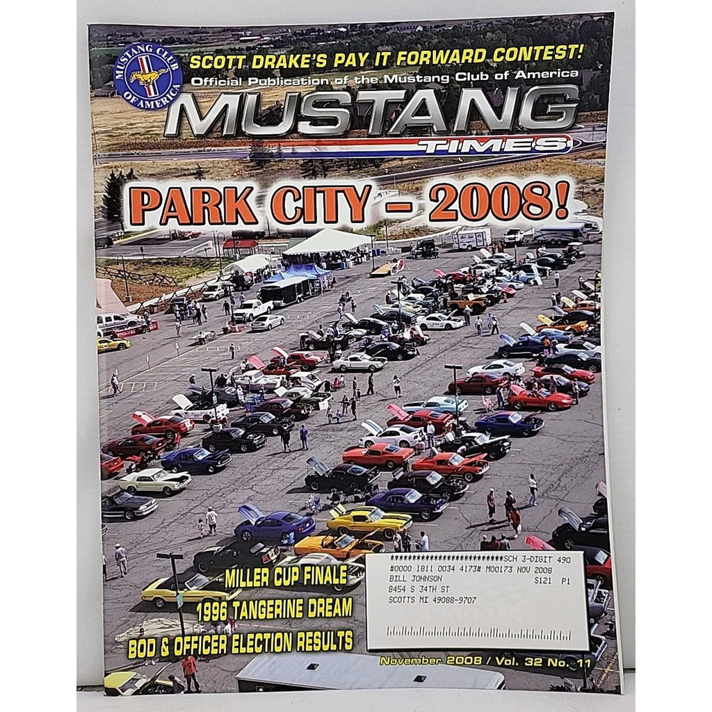 Mustang Times Magazine November 2008 Vol. 32 No. 11