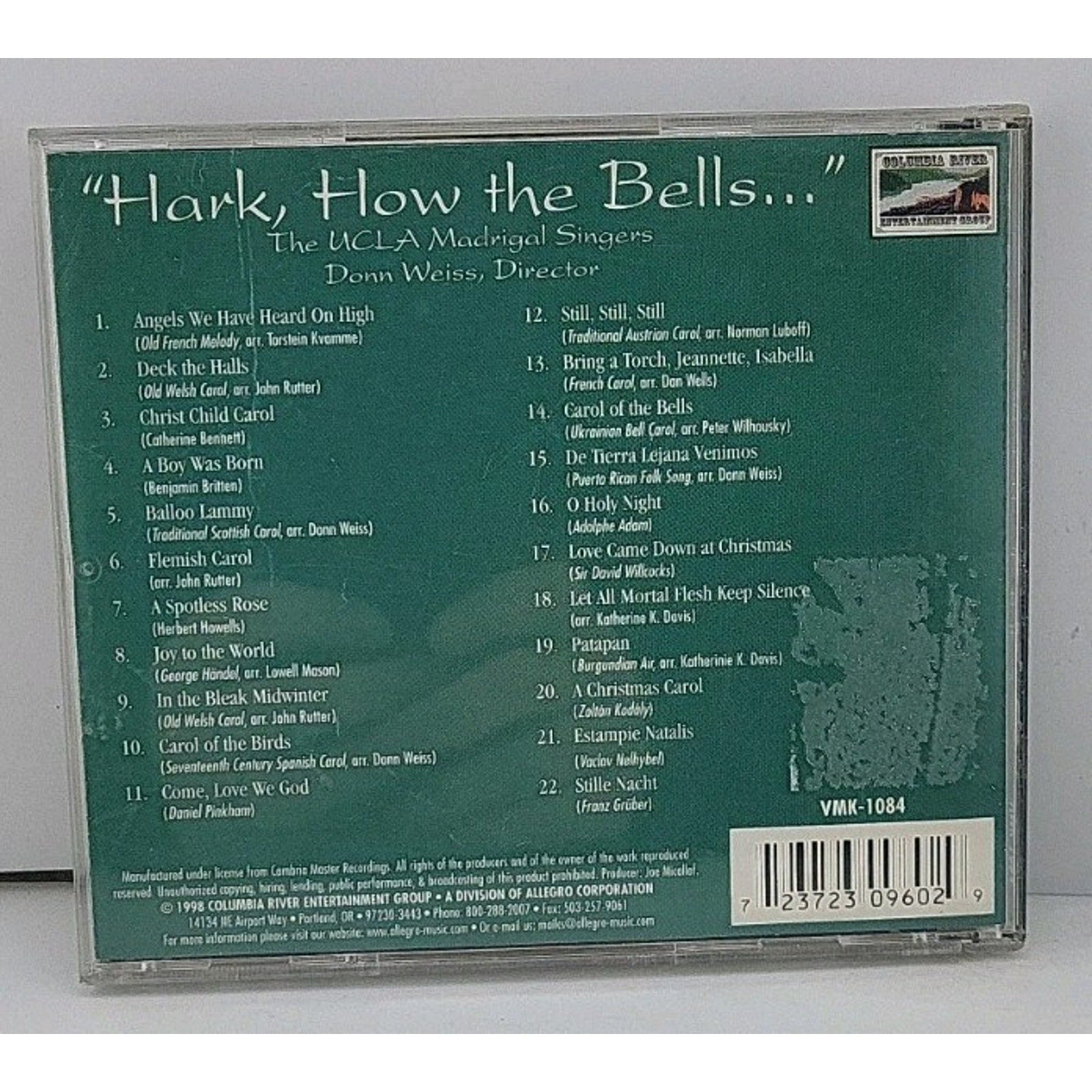Hark How the Bells by Ucla Singers (CD, 1997)