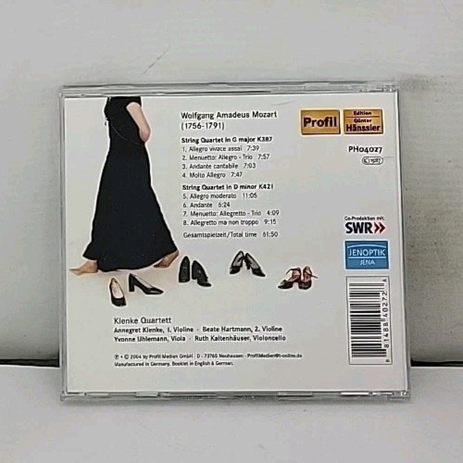 Quartets by Mozart / Klenke Quartett (CD, 2005)