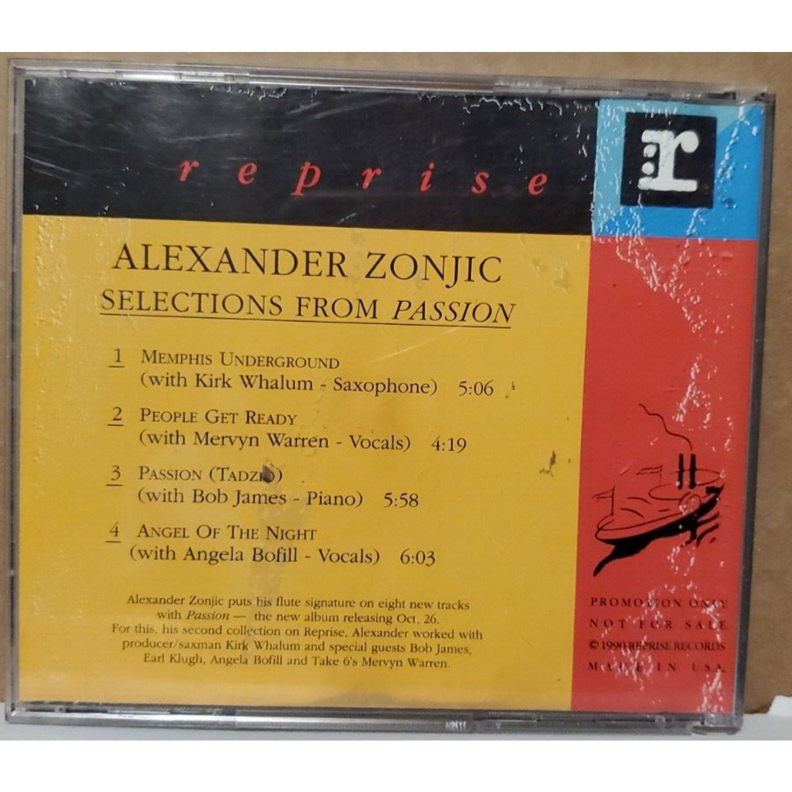PASSION Alexander Zonjic (CD,1996, Reprise)