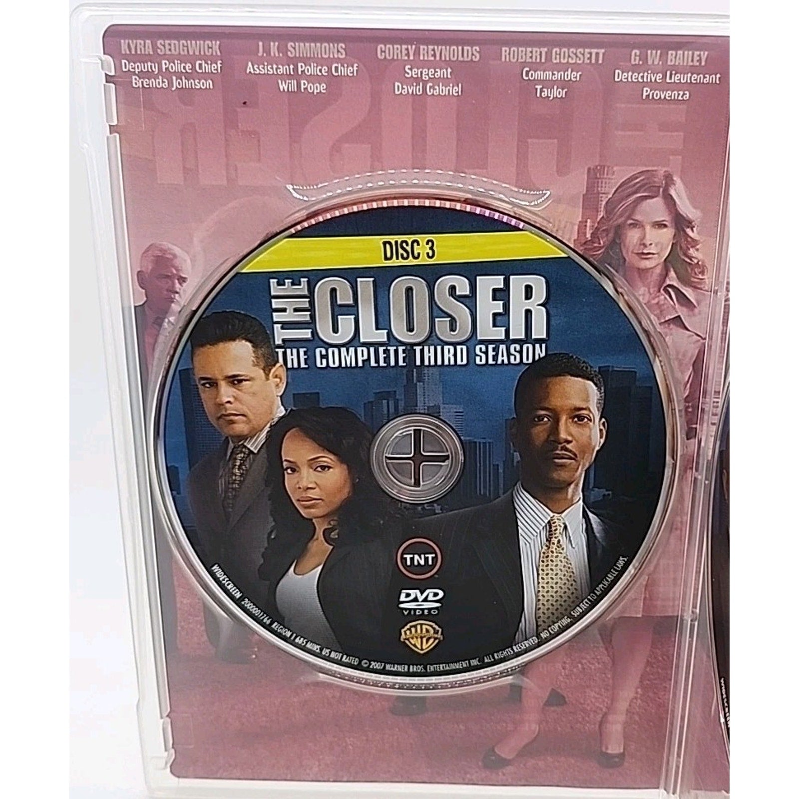 The Closer Season 3 Disc 3-4 (DVD)