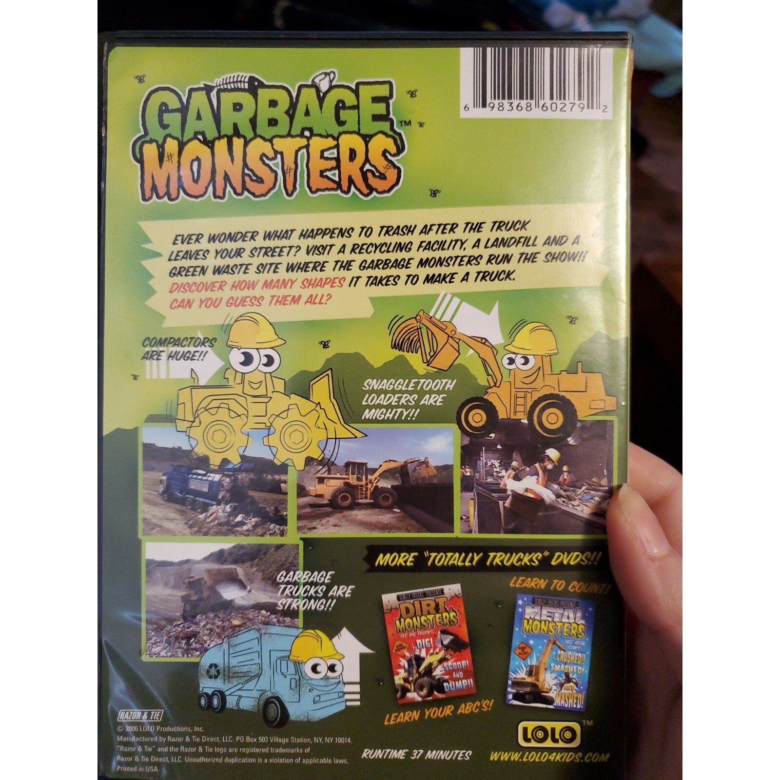 Totally Trucks: Garbage Monsters (DVD, 2011)