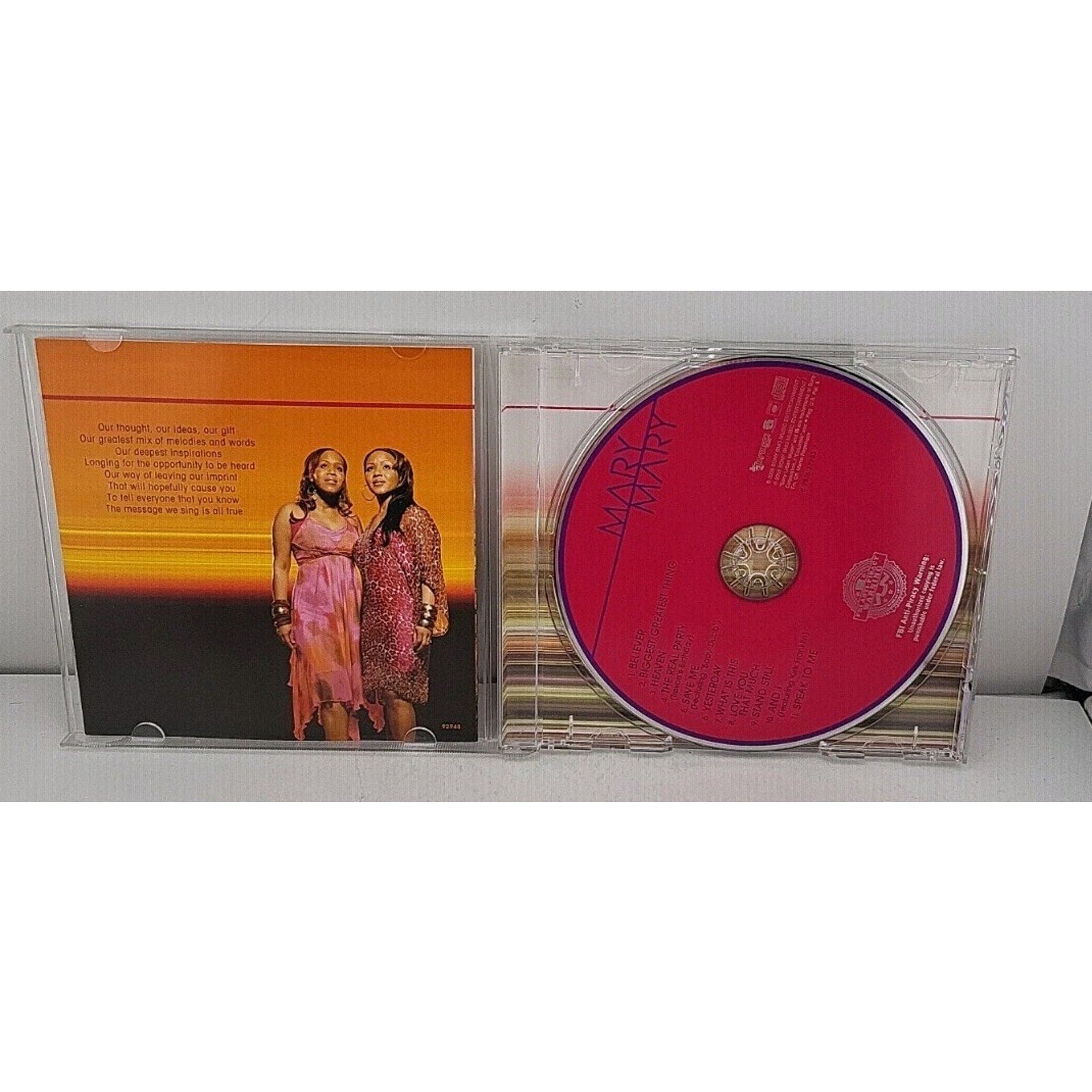 Mary Mary by Mary Mary (CD, Jul-2005, Columbia (USA))