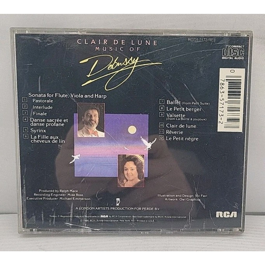 Clair De Lune - Music CD - Galway, James - 1990 RCA