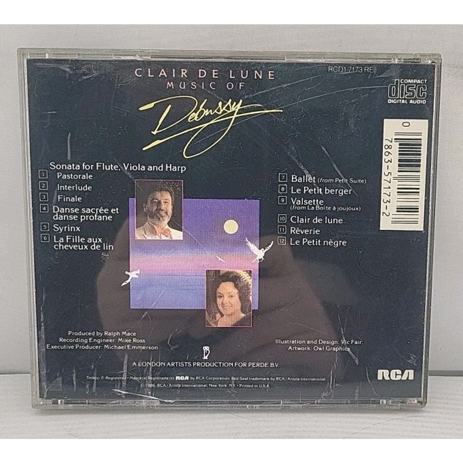 Clair De Lune - Music CD - Galway, James - 1990 RCA