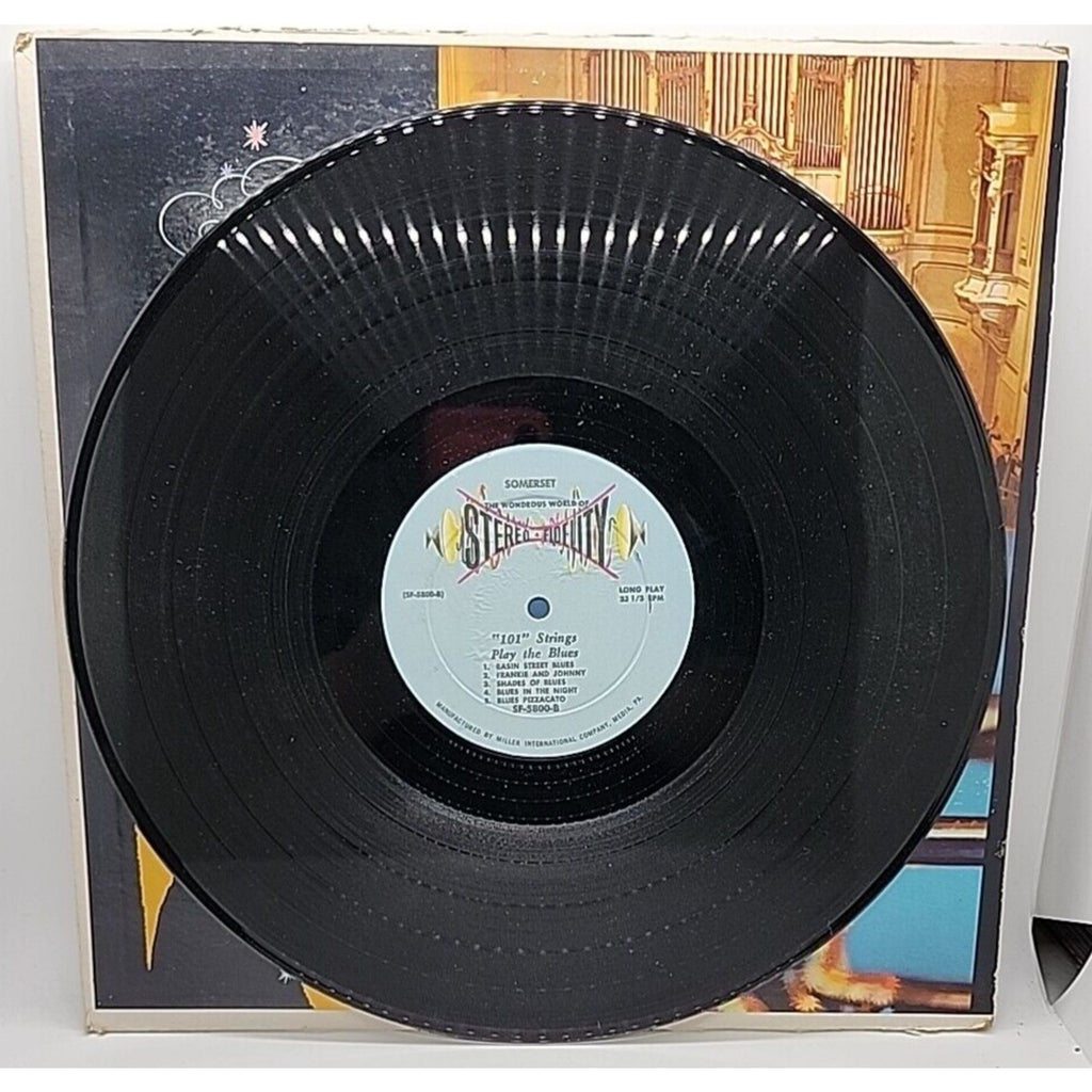 101 Strings Play The Blues (Vinyl, 1958) Somerset SF-5800 (Record)