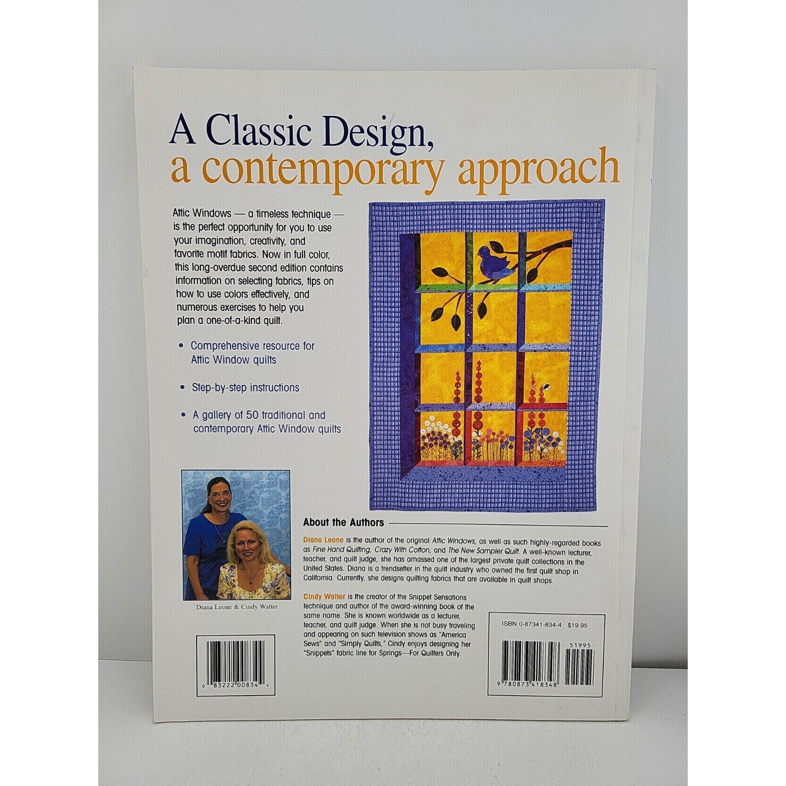 Attic Windows : Quilts with a View by Cindy Walter and Diana Leone (2000, Trade