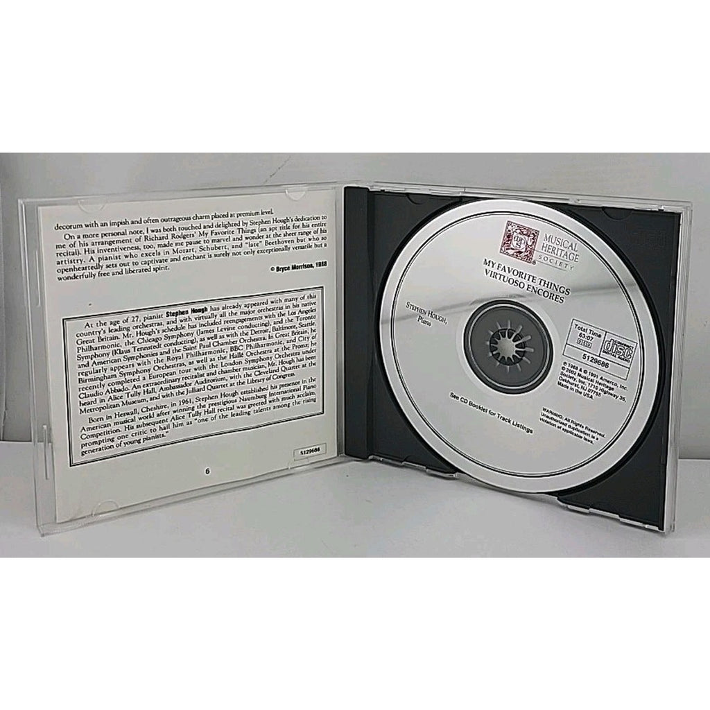 Stephen Hough - My Favorite Things: Virtuoso Encores CD (MB2) (B1)