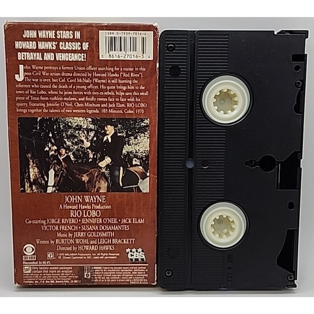 Rio Lobo (VHS, 1997) Western Classics