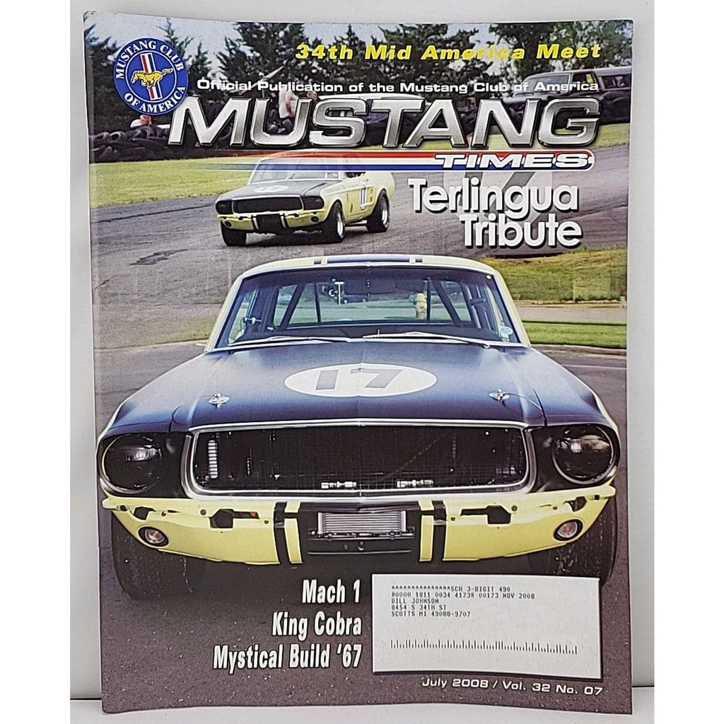 Mustang Times Magazine July 2008 Vol. 32 No. 7