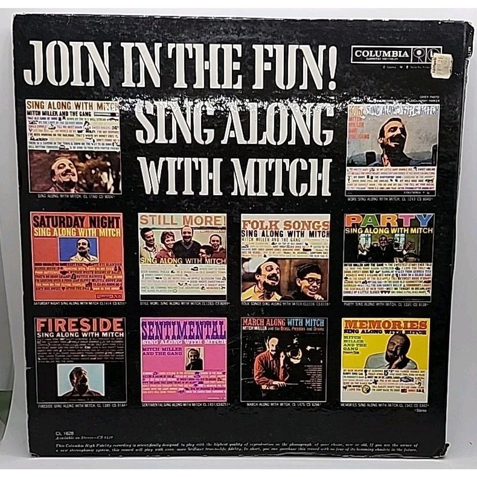 TV Sing Along with Mitch - Mitch Miller and the Gang (with Song Lyrics Enclosed)