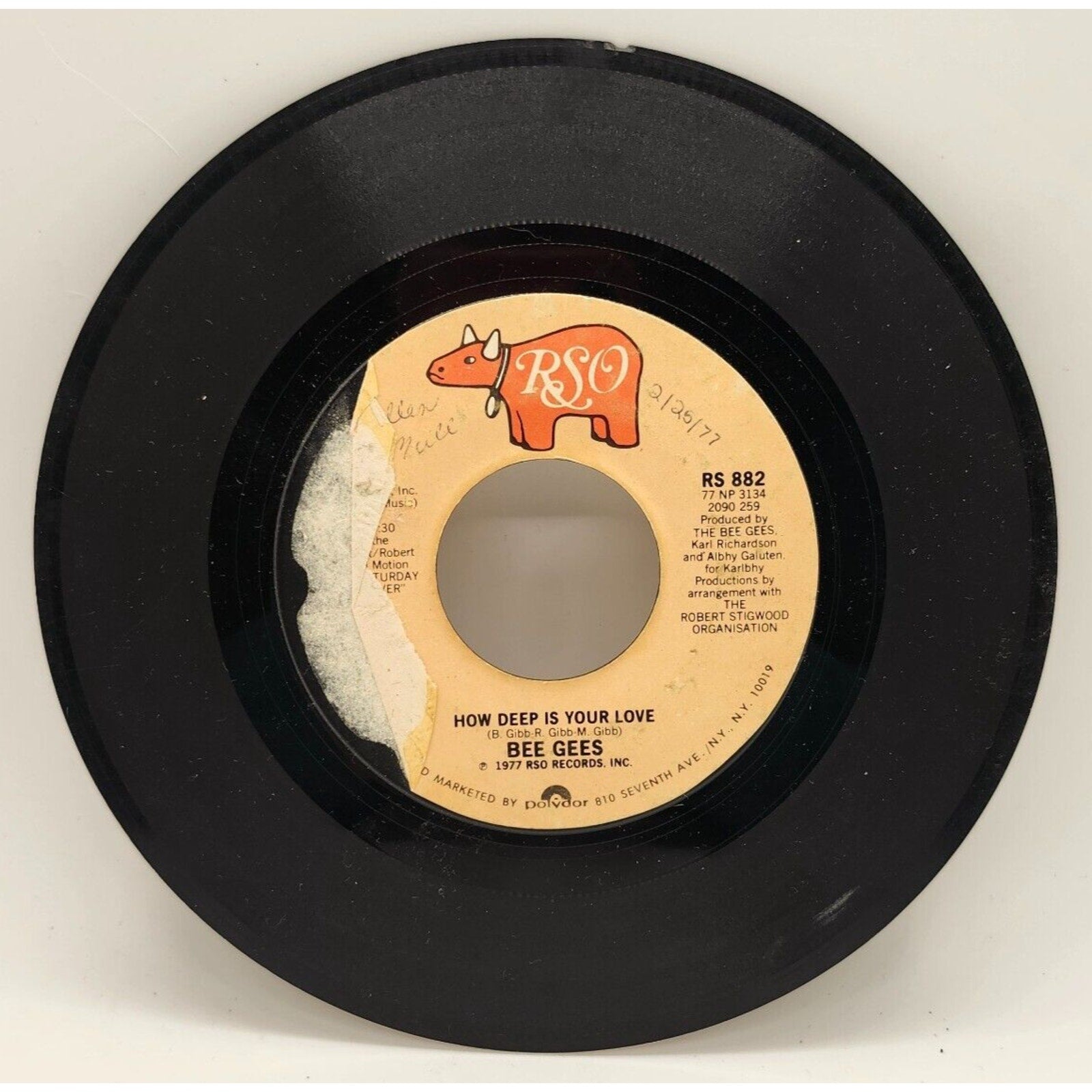 Can't Keep a Good Man Down / How Deep Is Your Love By Bee Gees (Record)