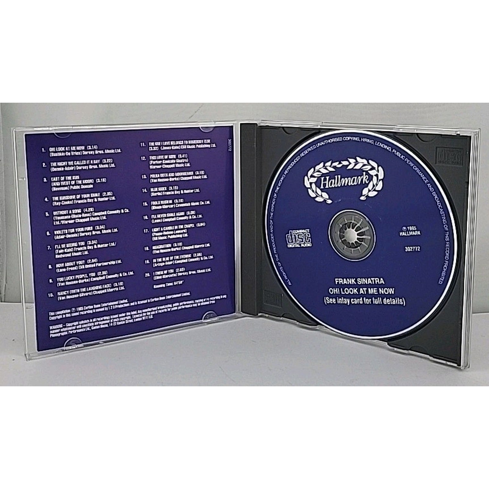 Oh Look At Me Now By Frank Sinatra (CD 1996)