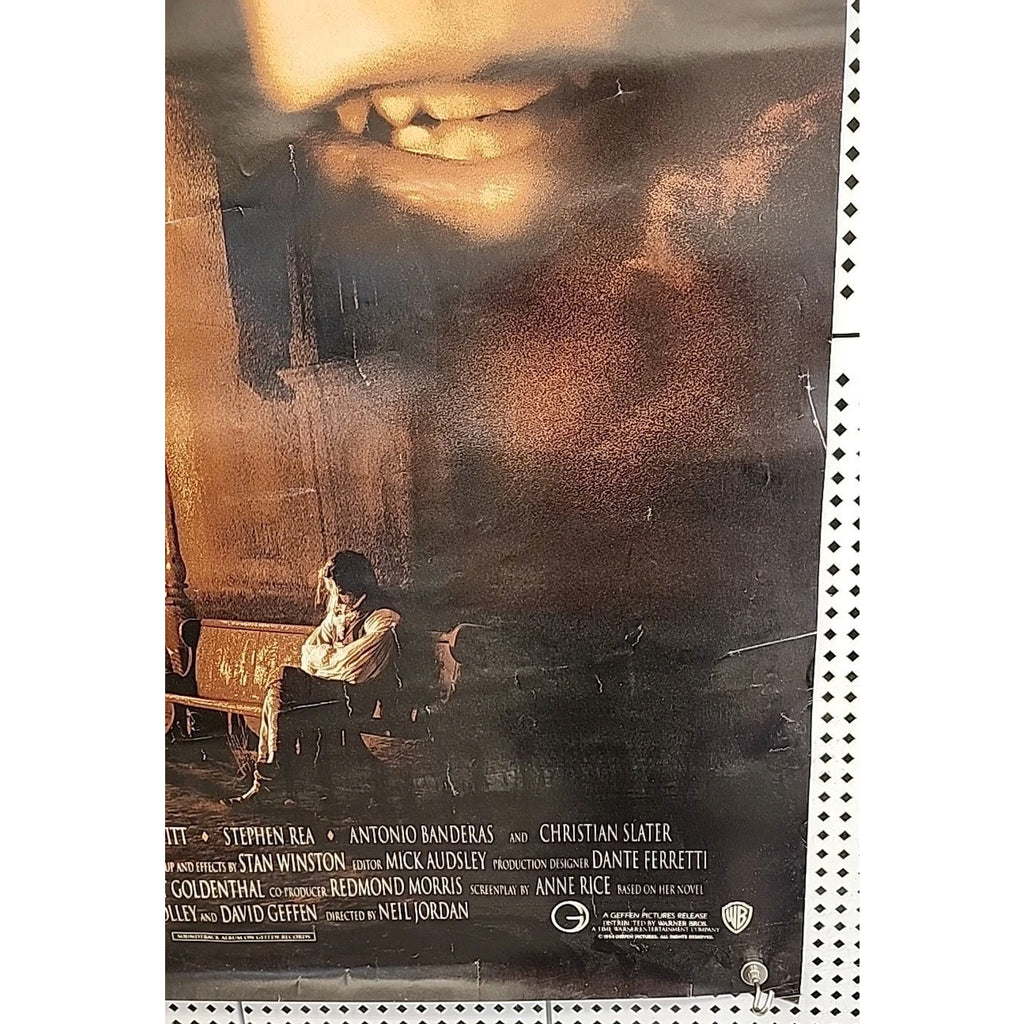 Interview with the Vampire Original Movie Poster S/S 27x40 1994 Tom Cruise