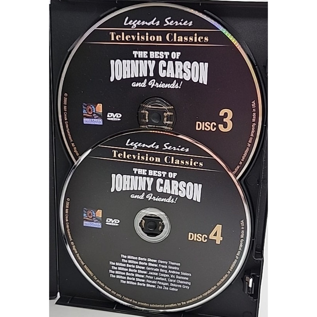 The Best of Johnny Carson (DVD, 2008, 4-Disc Set)