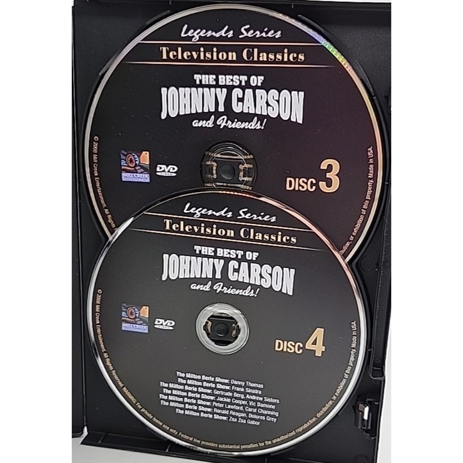The Best of Johnny Carson (DVD, 2008, 4-Disc Set)