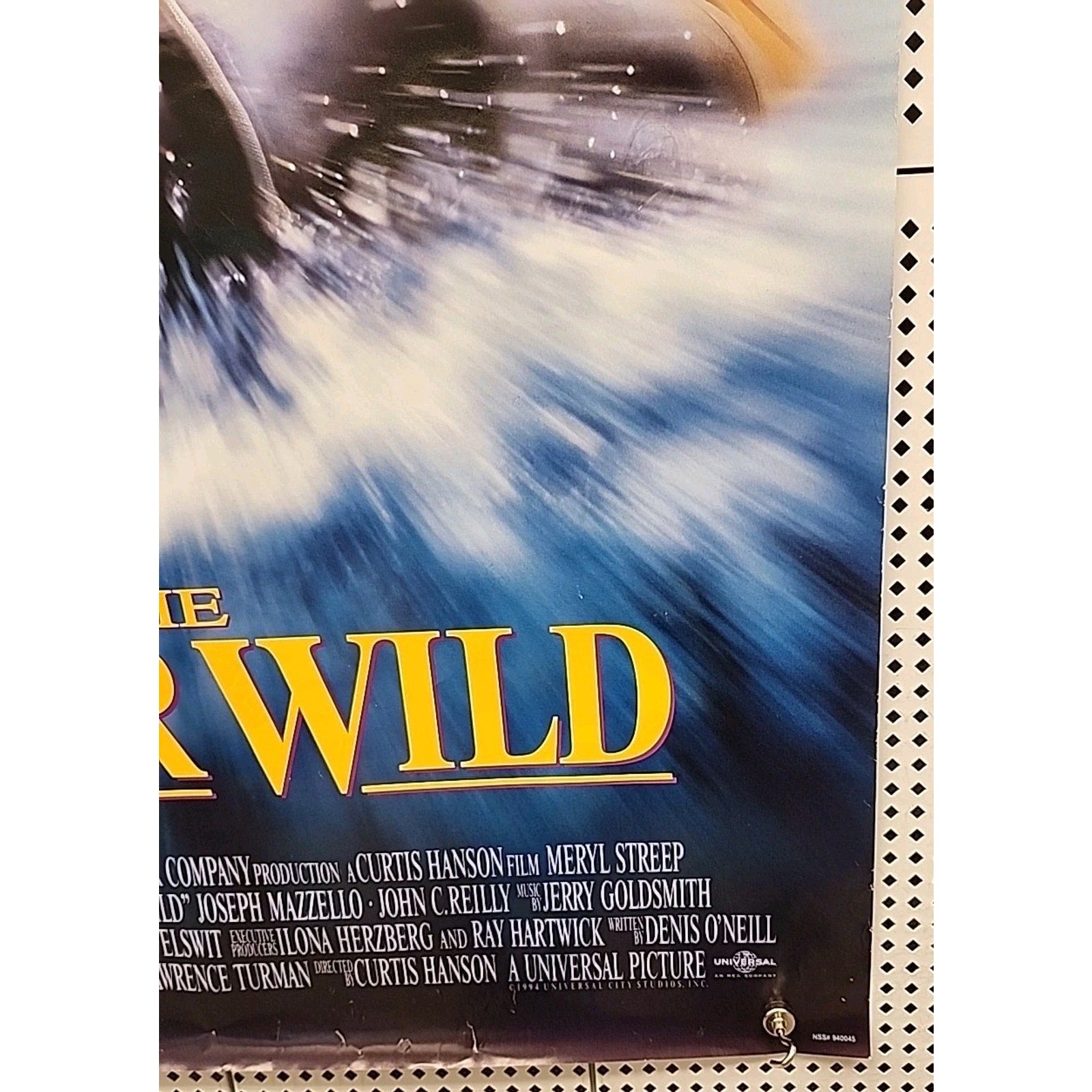 39x26 Original 1994 The River Wild Movie Film Poster Meryl Streep Kevin Bacon