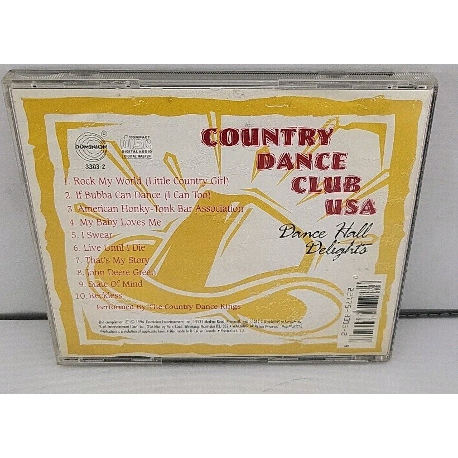 Country Dance Club USA: Dance Hall Delights by The Country Dance Kings (CD,...