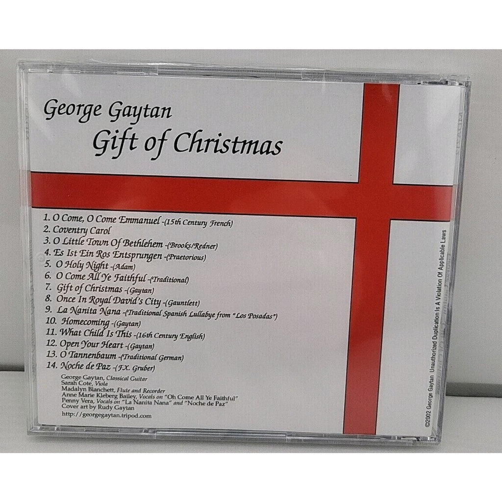 George Gaytan Gift Of Christmas CD *Brand New*