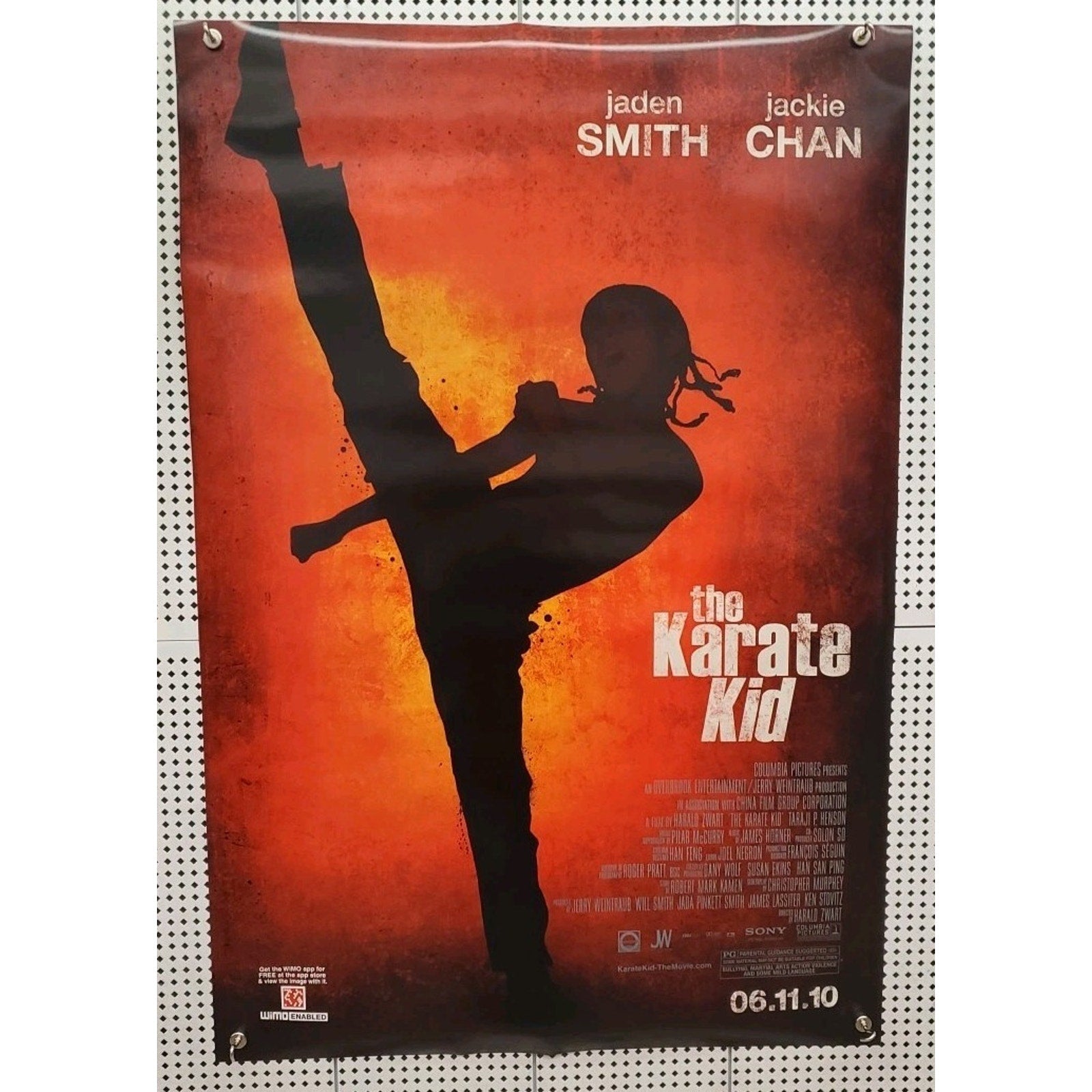 The Karate Kid 2010 Double Sided Original Movie Poster 27" x 40"