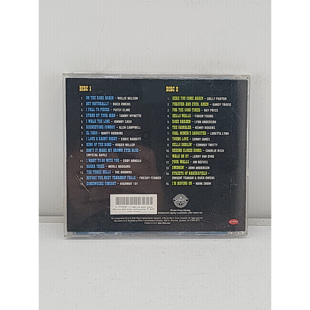 Billboard #1s: Classic Country by Various Artists (CD, 2006, 2 Discs, Rhino)