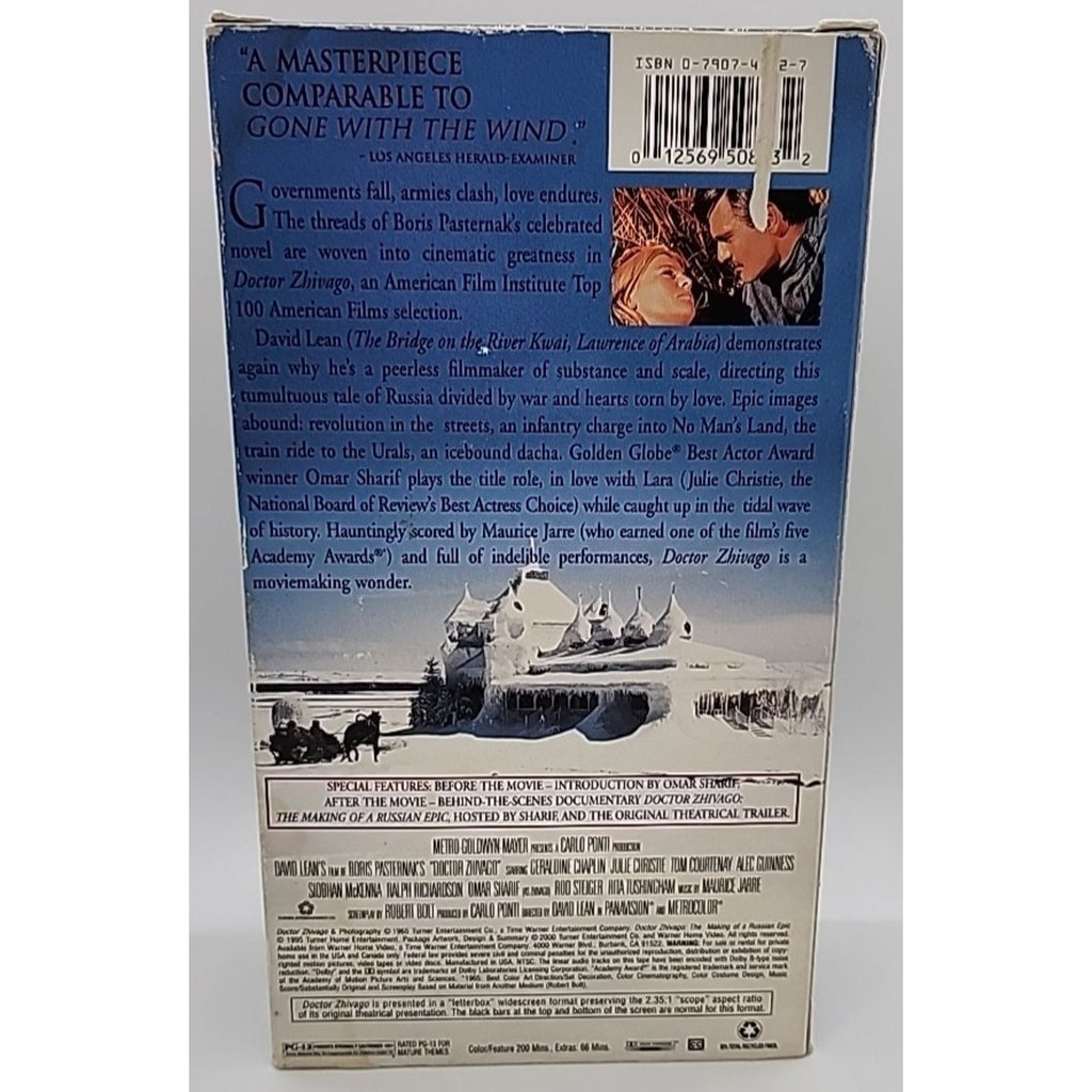 Doctor Zhivago (VHS, 2001, 2-Tape Set, Special Widescreen Edition 2-Pack)