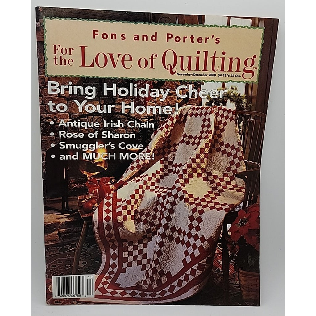 Fons & Porter's Love of Quilting Magazine Nov/Dec 2000