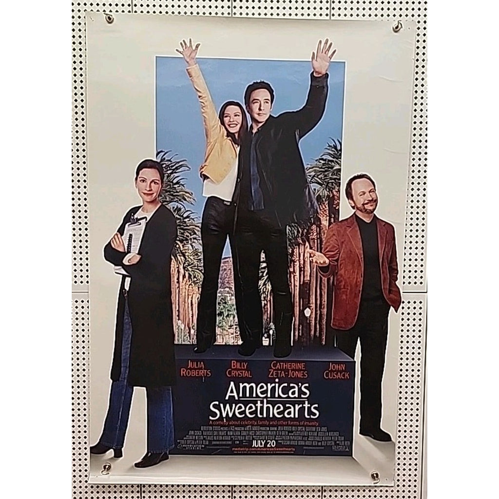 Movie Poster America's Sweethearts Original 27 x 40 Julia Roberts John Cusack