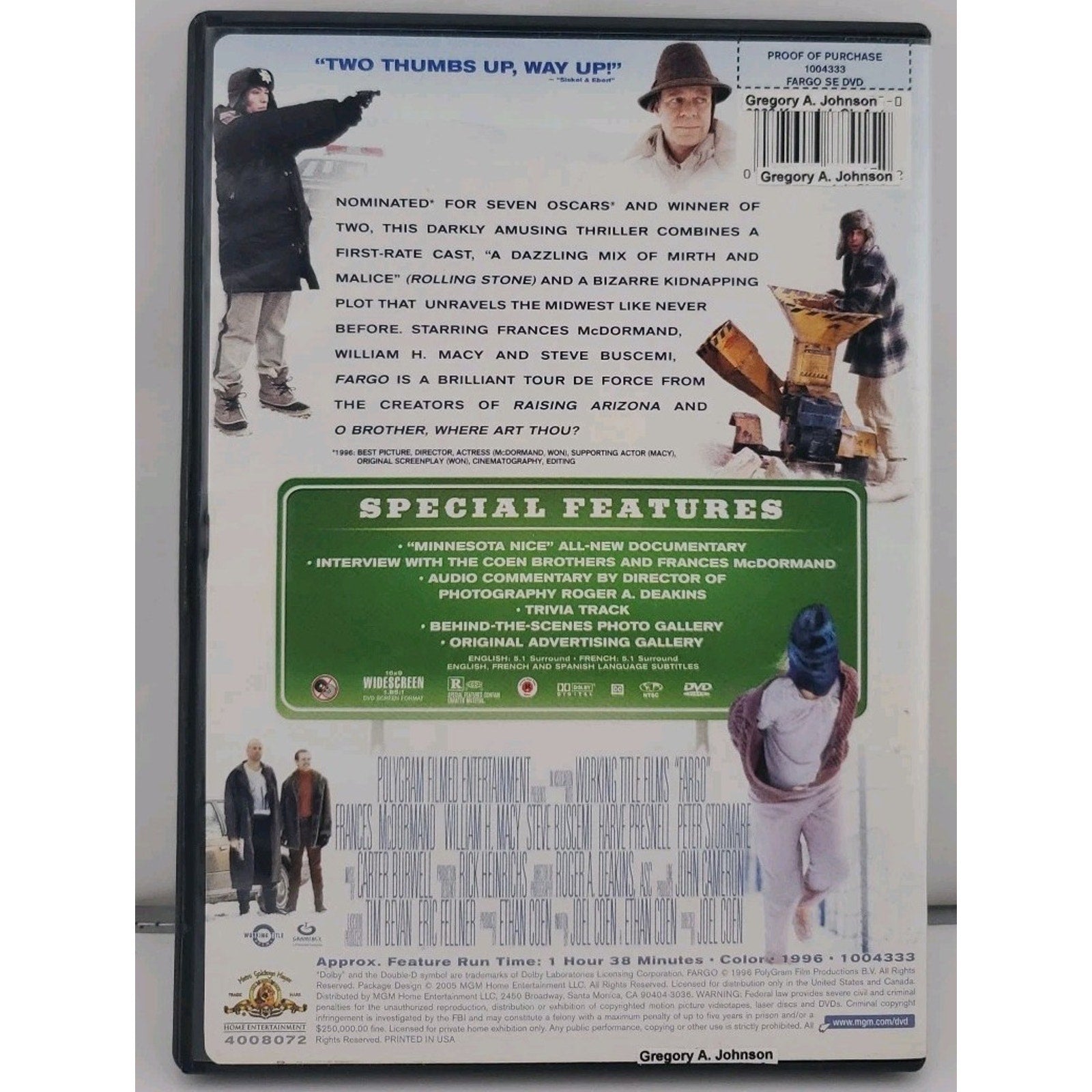 Fargo (DVD, 1996)