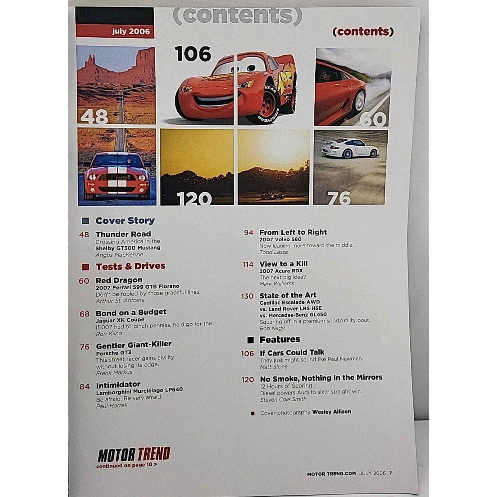 Motor Trend Magazine July 2006