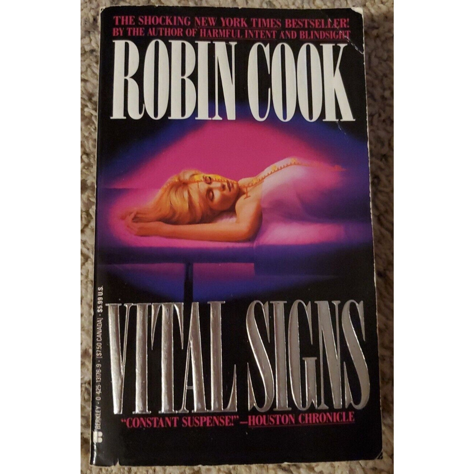 Vital Signs by Robin Cook (1992, Paperback)