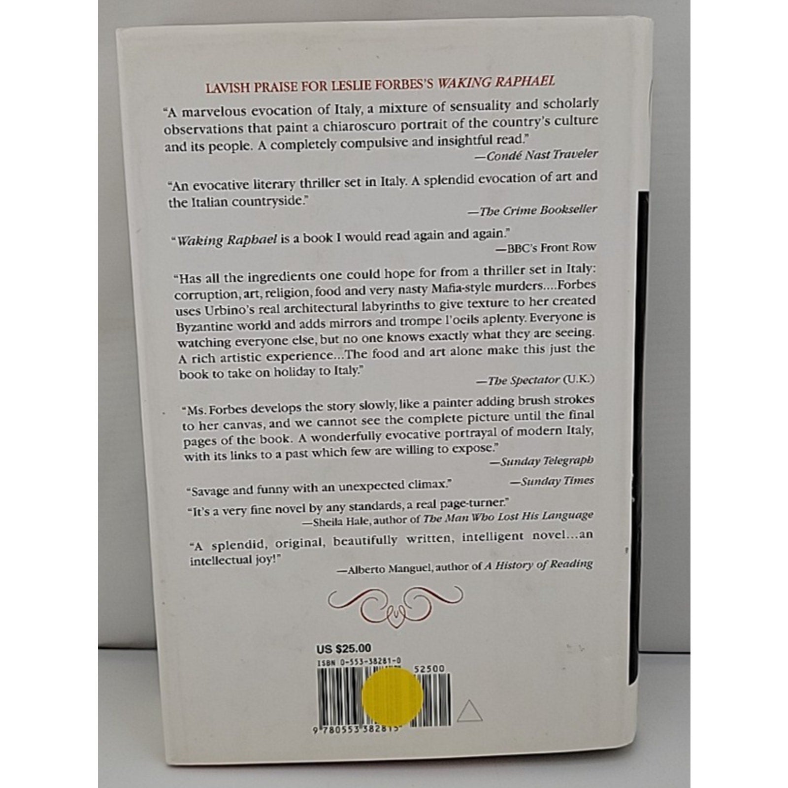 Waking Raphael by Leslie Forbes (2004, Hardcover)