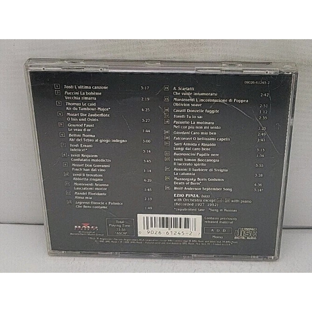 Ezio Pinza, Verdi, Mozart, Monteverdi (RCA Victor Gold Seal CD)