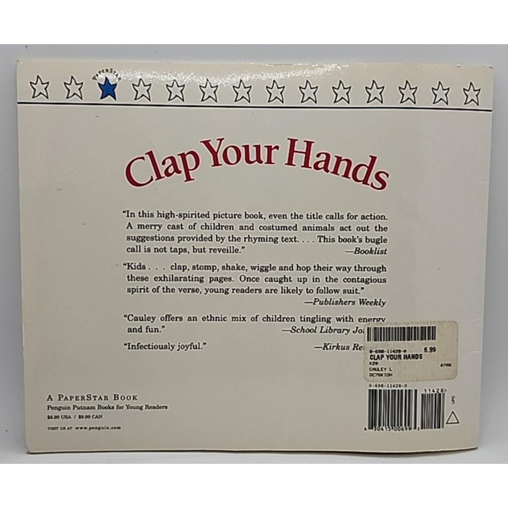 Clap Your Hands by Lorinda Bryan Cauley (1997, Trade Paperback)