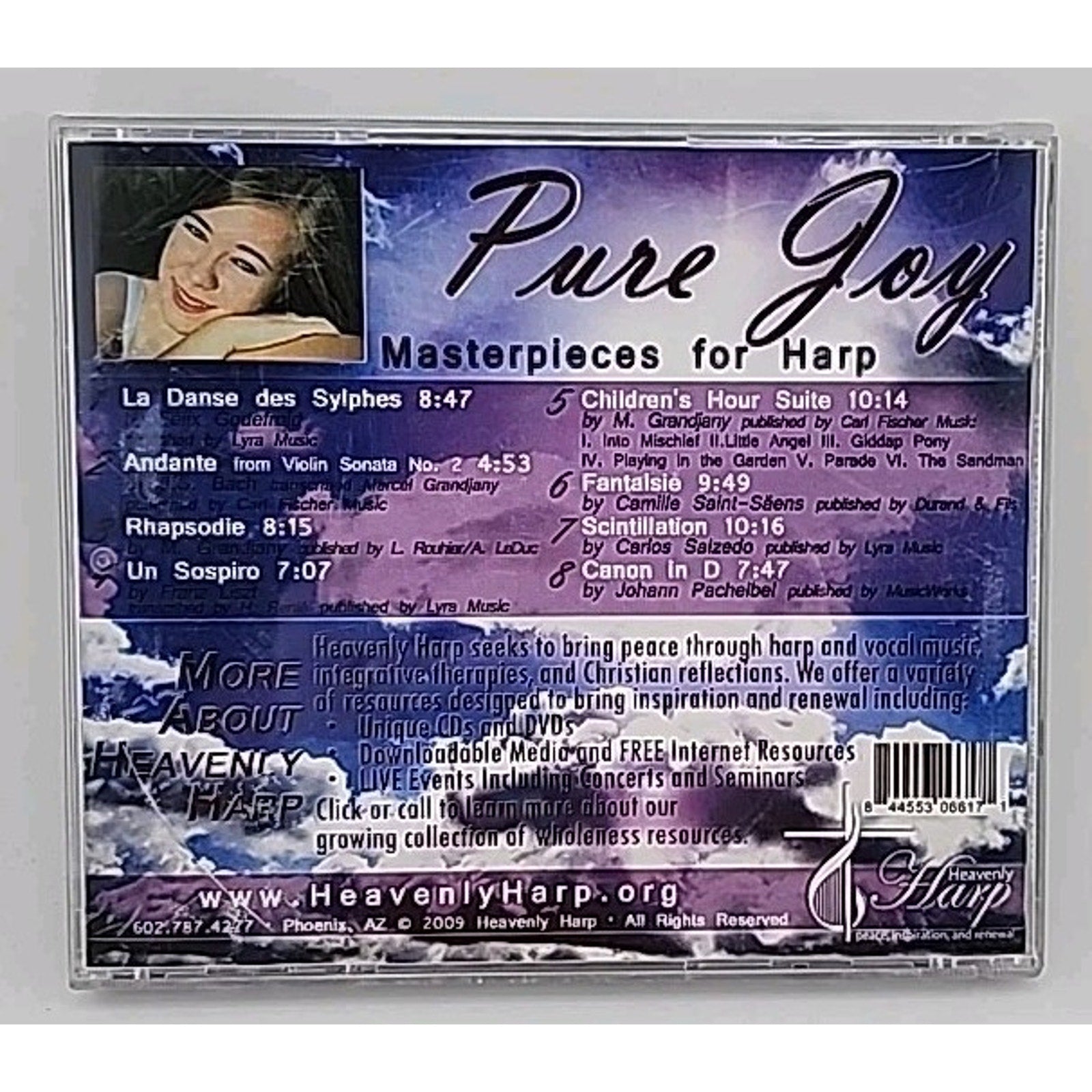 Pure Joy Masterpieces For Harp Performed By Joy Gunderson (CD)