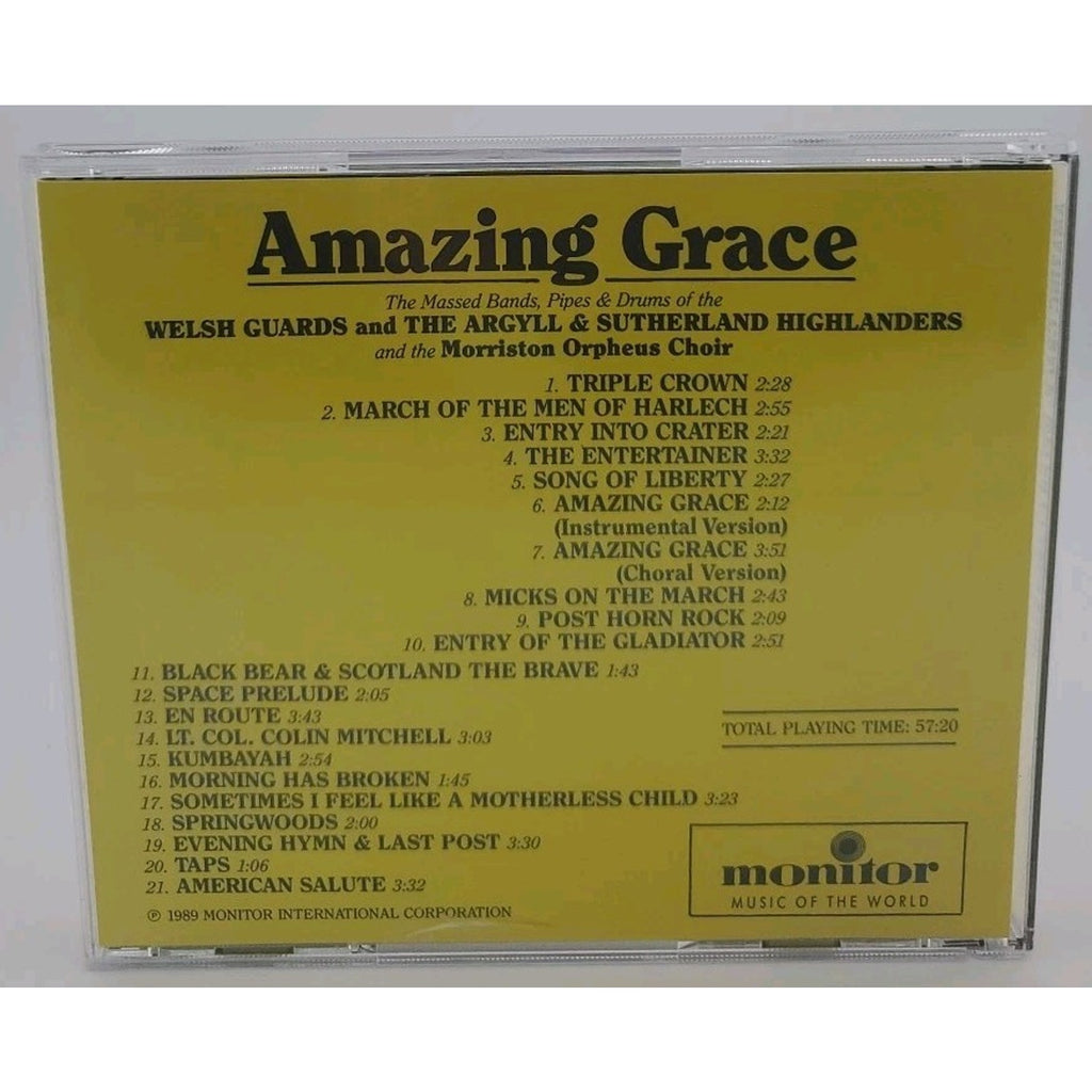 Amazing Grace by Welsh Guards (CD, Feb-1994, Monitor (World))