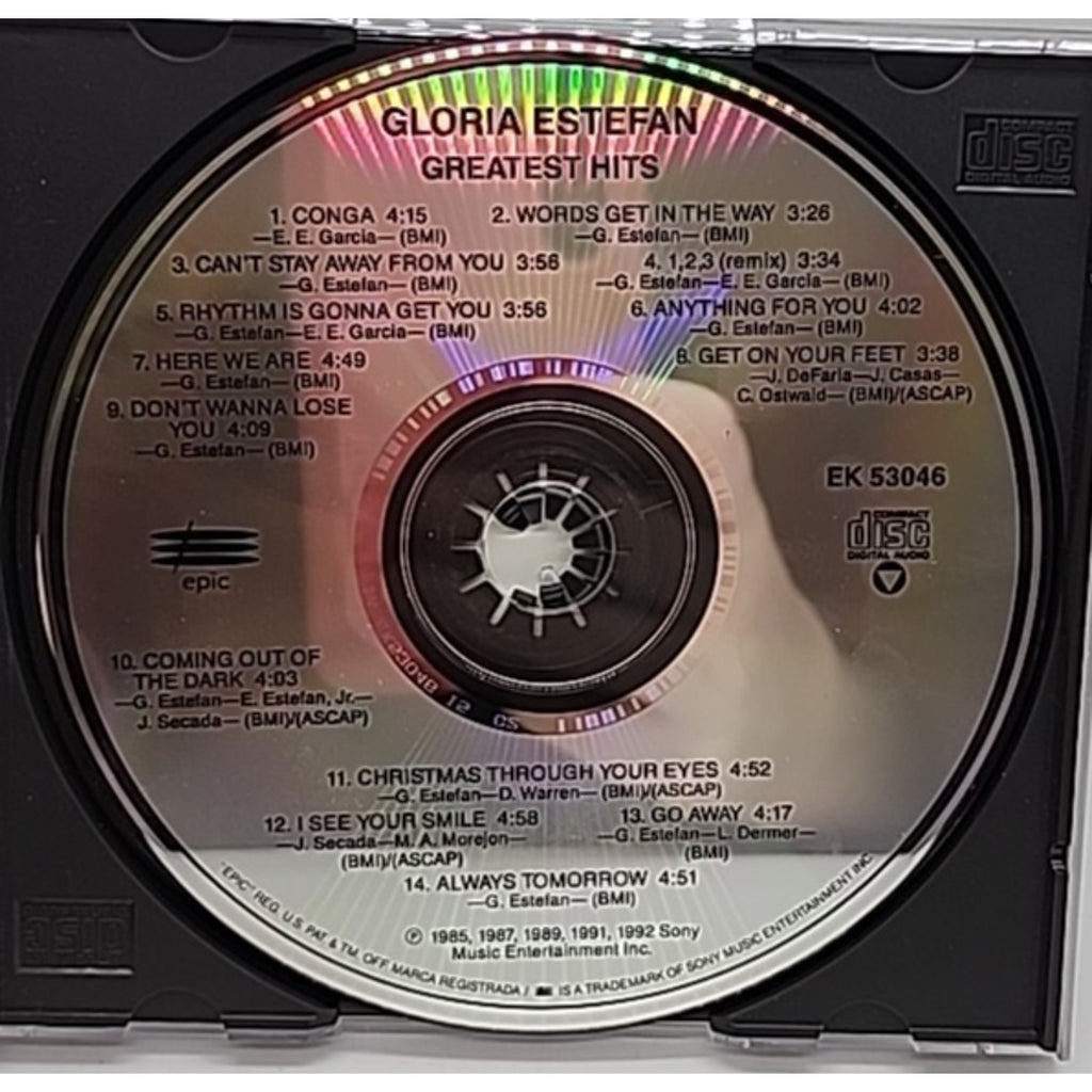 Greatest Hits by Gloria Estefan (CD, 1992)
