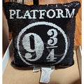 Harry Potter Platform 9 3/4 Changing Reversible Sequin Throw Pillow Spectacles