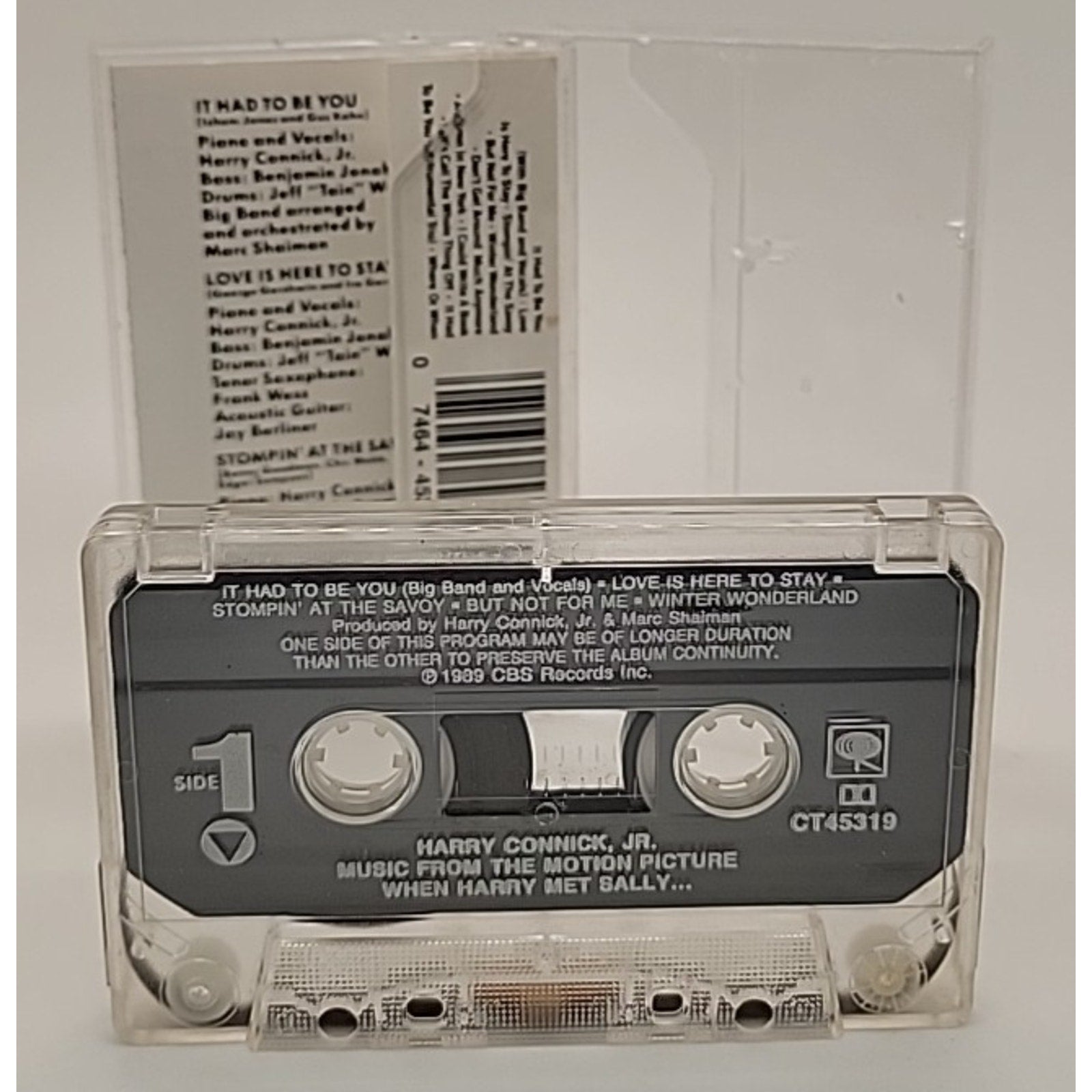 Harry Connick Jr - When Harry Met Sally Soundtrack (Cassette, 1989, CBS)