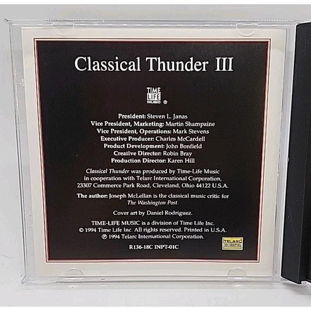 Classical Thunder III Time Life Library of Classical Favorites CD